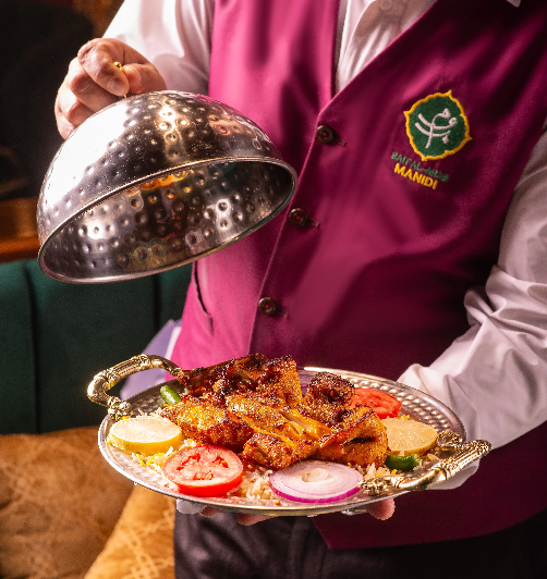Chicken Mandi – light yet flavorful, a favorite among groups. 